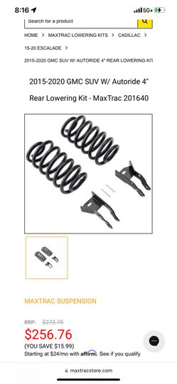 Rear Lowering Kit