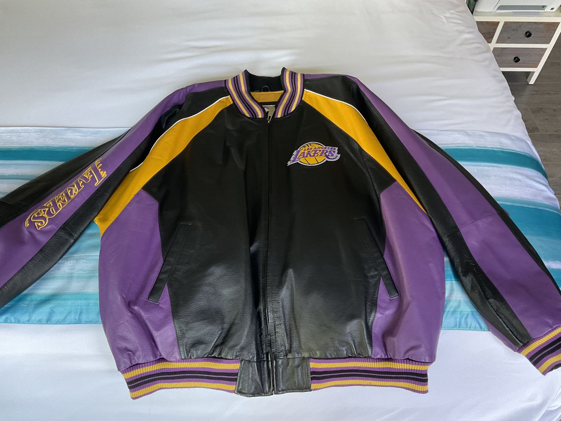 Leather Lakers Jacket