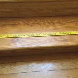VINTAGE ADVERTISING WOODEN YARDSTICK