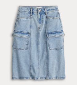 NEW Denim Cargo Skirt Size 2