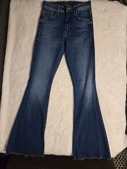 Mother the cruiser sneak fray jeans