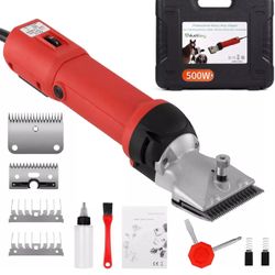 Heavy Duty Clippers for Thick Coats Animals, 500W Professional Electric Shearing