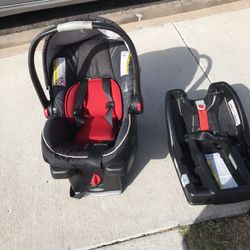 UPPAbaby Mesa Car Seat (with Infant Insert), Two Bases, and Rain/Bug Shields