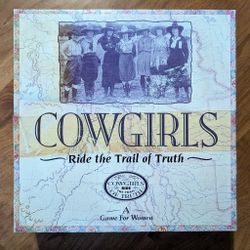 Cowgirls Ride the Trail of Truth a Game for Women - Side Saddle 1998 Boardgame