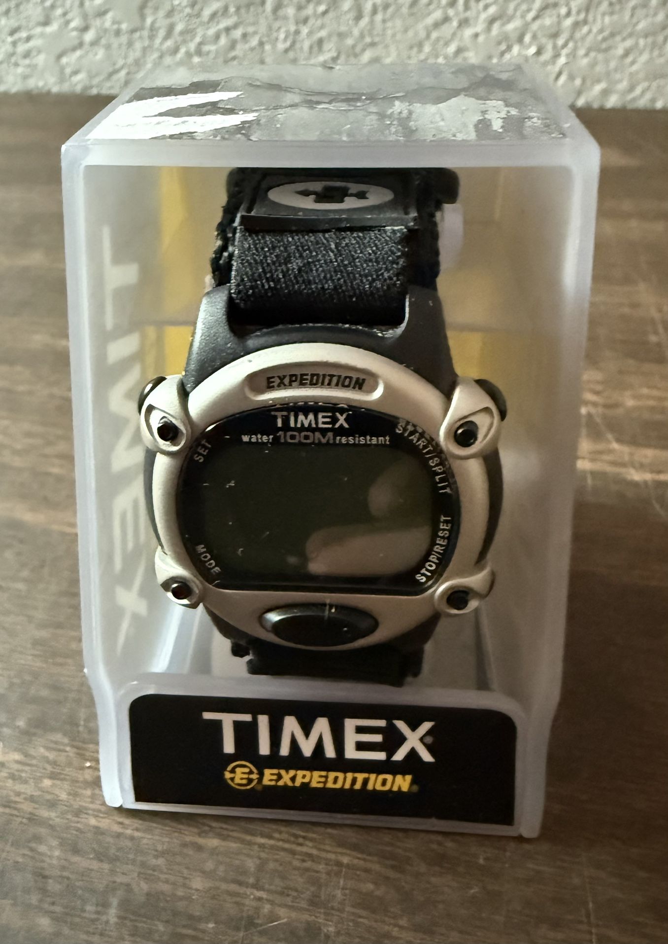 Timex T48061, Men's "Expedition" Chronograph Indiglo Watch, Alarm, 100 Meter WR