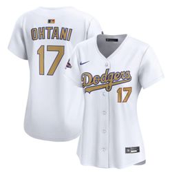 WOMEN'S SHOHEI OHTANI LOS ANGELES DODGERS 2025 GOLD COLLECTION LIMITED JERSEY