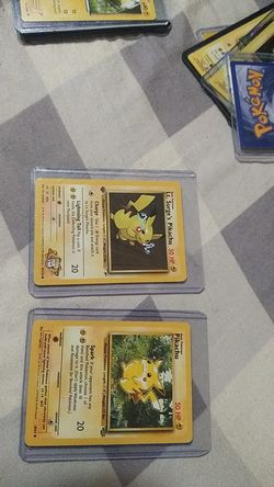 1st edition red cheek Pikachu