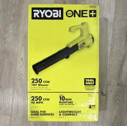 Ryobi ONE+ 18V Handheld Leaf Blower 250 CFM P21011BTL (Tool Only)