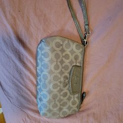 Vintage Coach Wristlet 