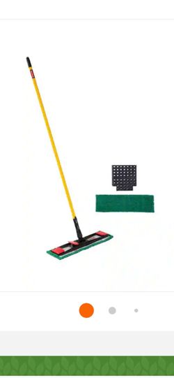 Microfiber adaptable flat mop kit