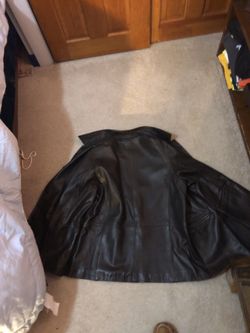 Eddie Bower Leather Coat