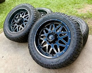 20” Gloss Black Wheels and Tires