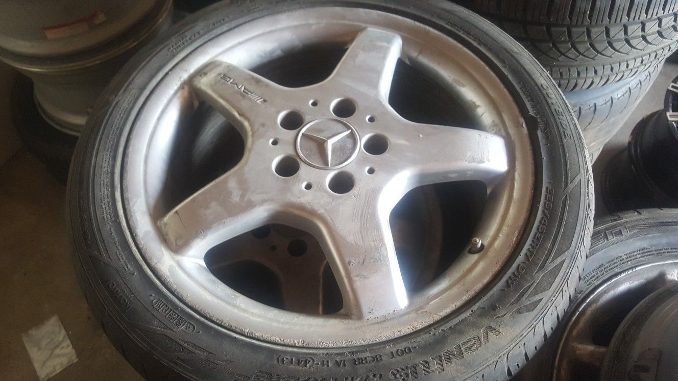 Mercedes Benz rims AMG 17 inch rims and tires