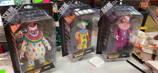 Killer Klowns From Outer Space Set Of 3 Figures. $115.00.