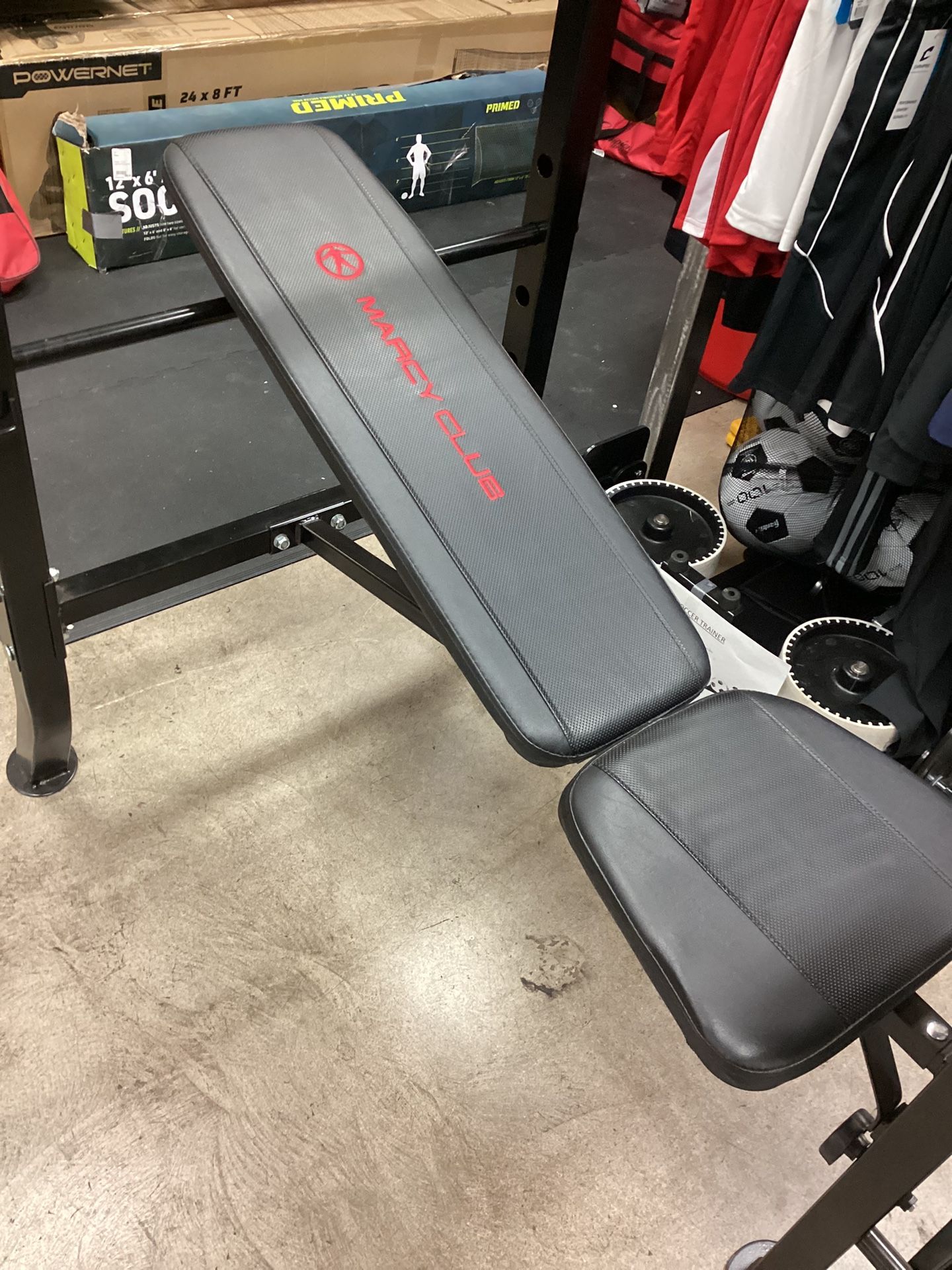 Marcy Bench With Leg Curl And Preacher Curl Attachment( Bar Is Included