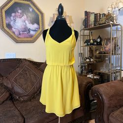 Naked Zebra Yellow Dress