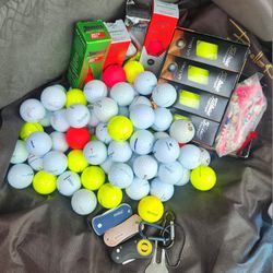 Golf balls Diferent COLOR  And BRAND Fitleist Top Range Callaway And More BRAND /New And Used/$65 OBO