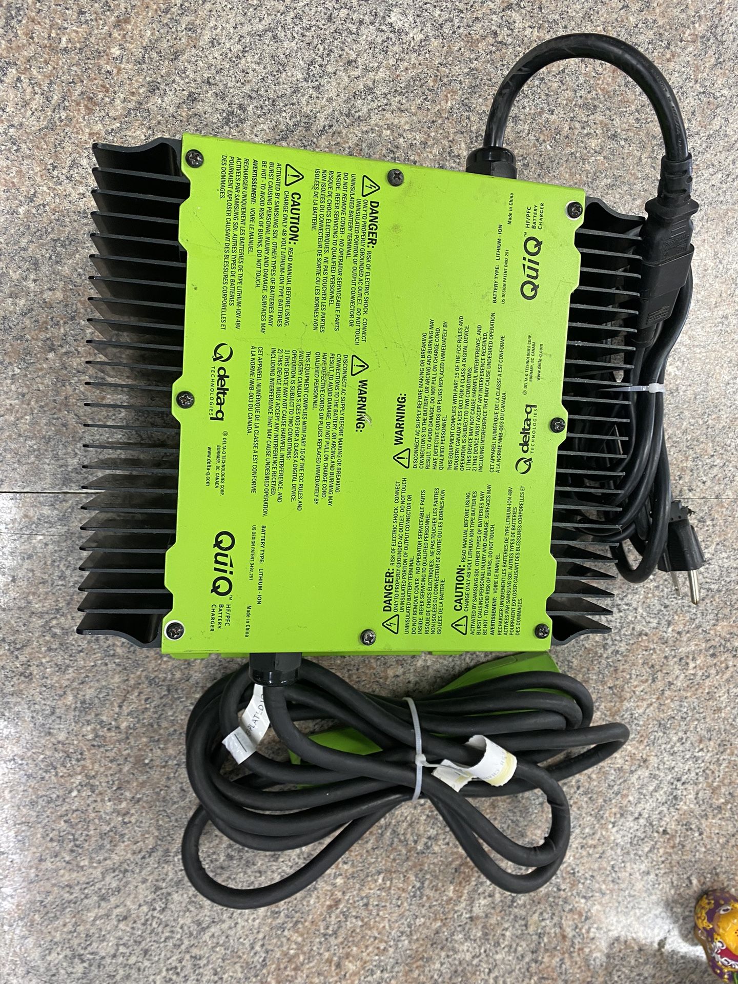 Lithium Batteries Delta Q Battery Charger Delta Q QUIQ 48 Volt 16A