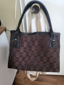 DAKS Monogram Tote Bag