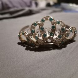 Silver Vintage Tiara Hair Comb