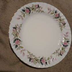 23pc Creative Fine China Regency Rose 2345 Dinner & Dessert Plates Set Japan 1960s