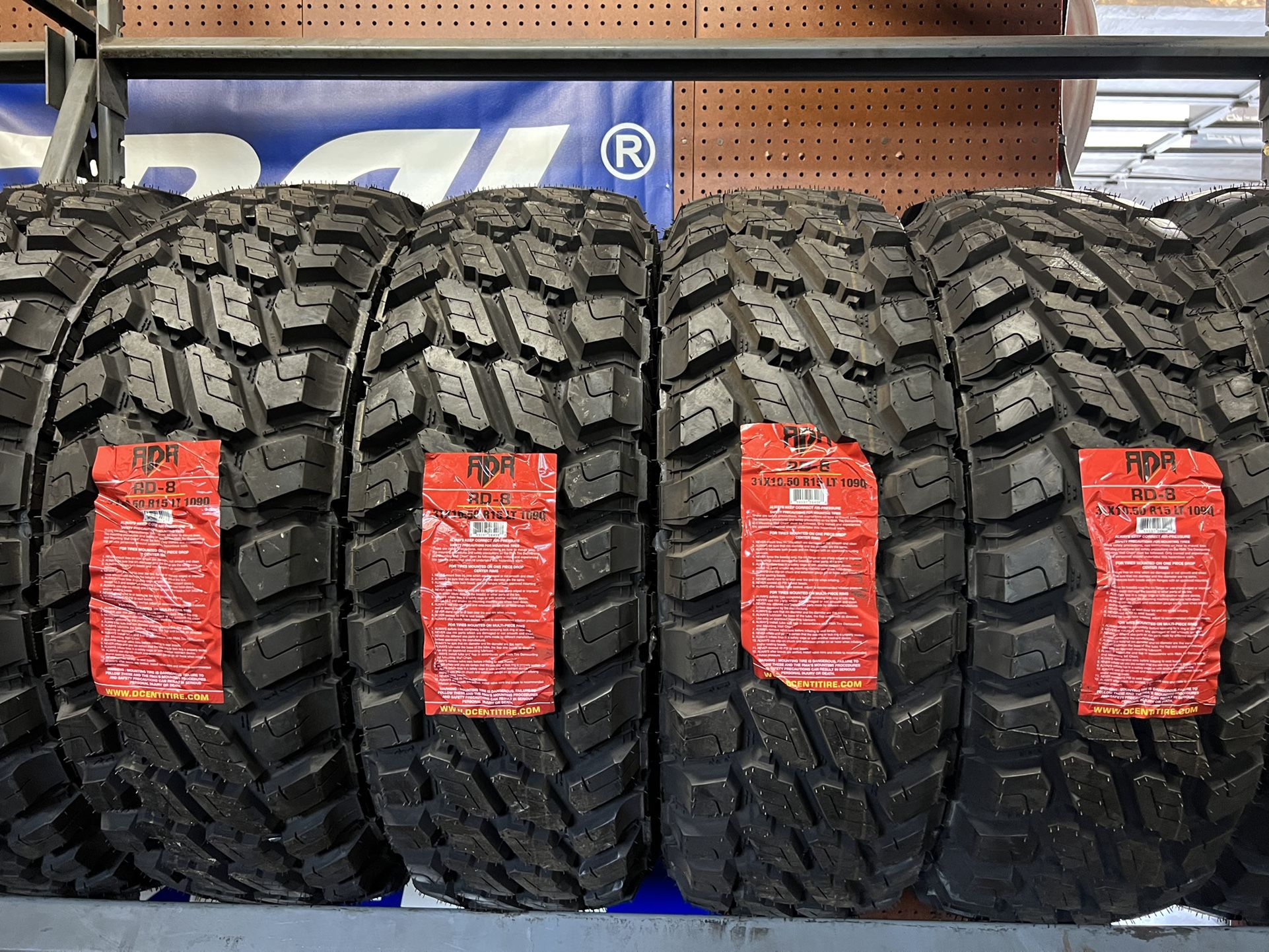 RDR 8 M/T 31x10.50R15 ON SALE!!!!