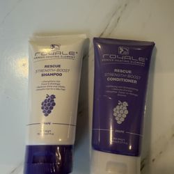 NEW Royale Rescue Strength-Boost Shampoo & Conditioner Set – Grape – $20