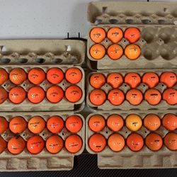 Orange Golf Balls
