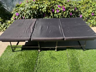 Everything Everywhere Folding Daybed w/Springs & Transportable Futon Atop w/Handles