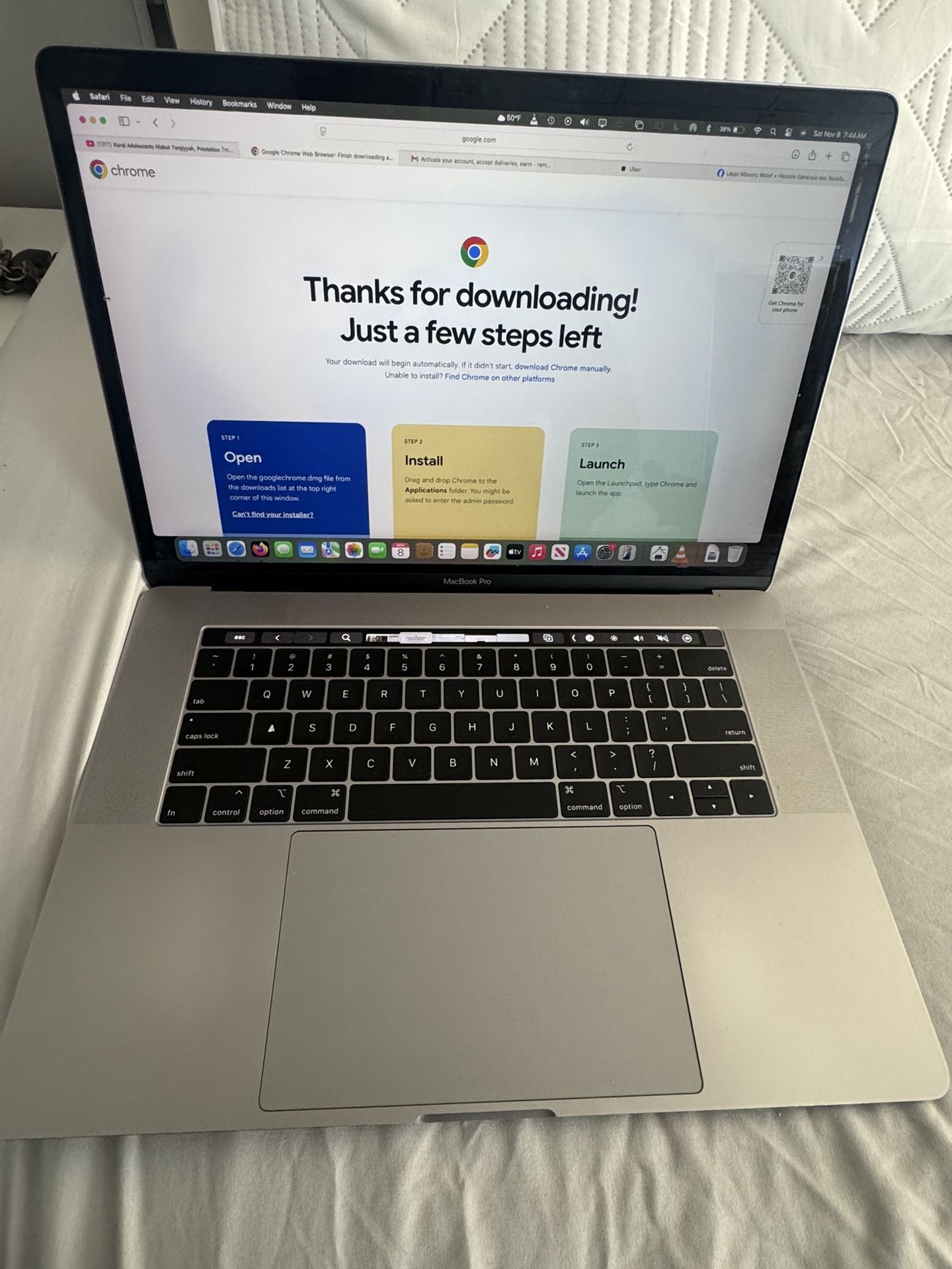 MacBook Pro Touch Bar 15in 2019