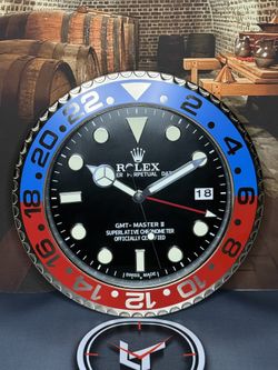 GMT II "Pepsi" Wall Clock 13-Inch Display