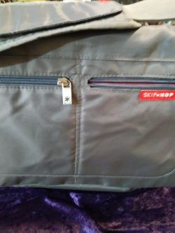 SKIP*HOP Gray diaper bag stain free