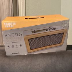 Sharper Image Retro Wireless Speaker Bluetooth
