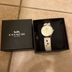 Coach White Watch Women