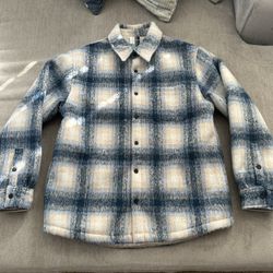 KITH Sheridan Shirt Jacket - Blue Multi Size XL *NEW WITH TAGS*