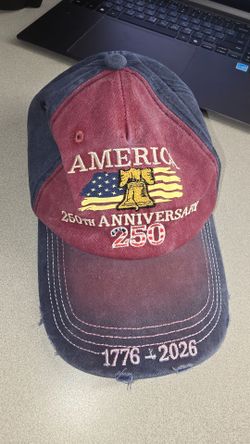 Vintage America 250th Anniversary 1776–2026 Adjustable Patriotic Baseball Cap USA
