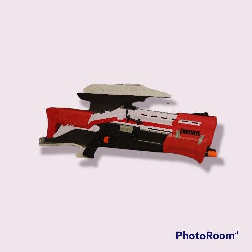NERF TS-1 Fortnite Mega Pump Blaster Bossmerg-12 Red/White Gun Only.
Great shape. Tested and works