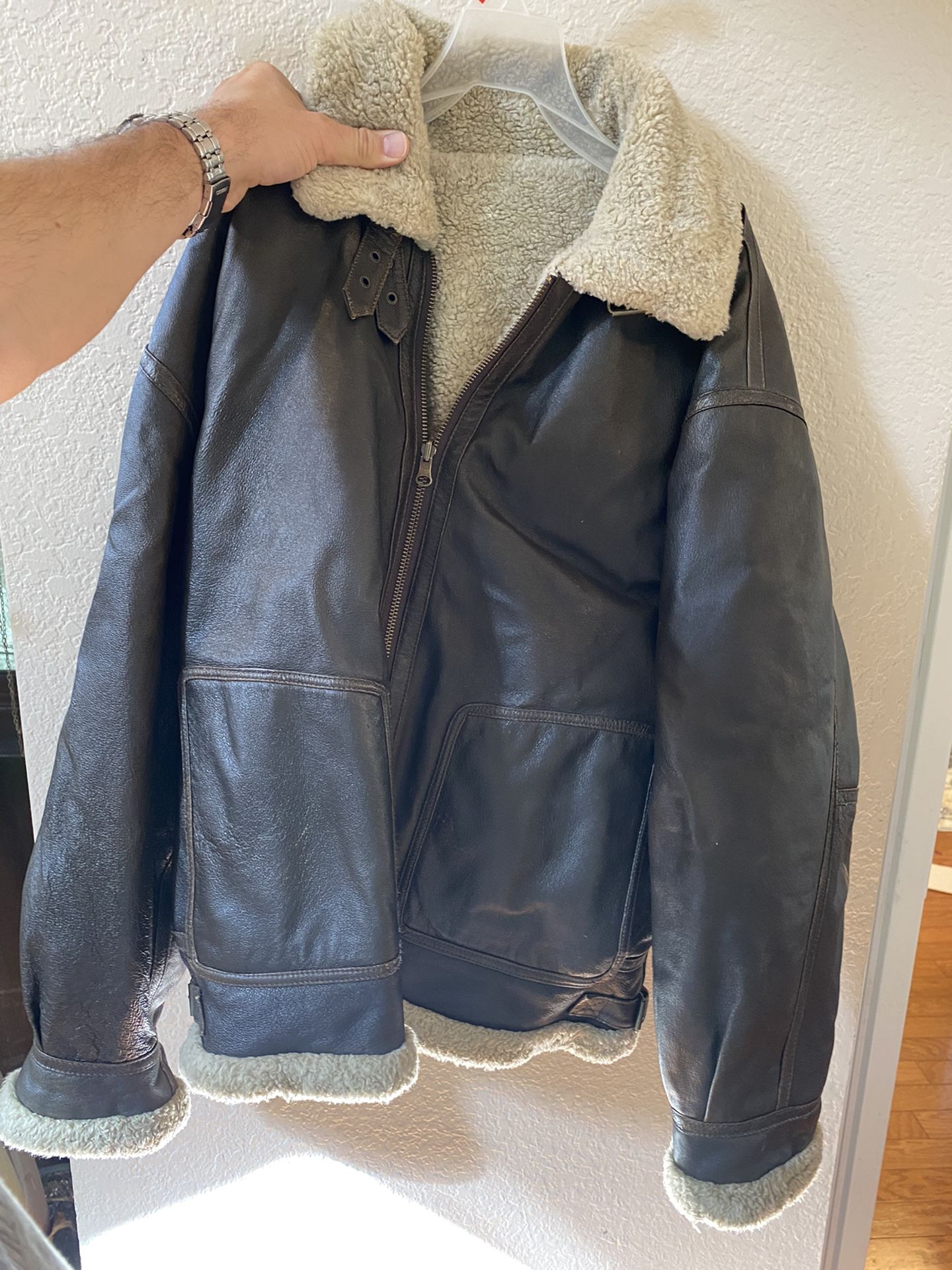 Leather Jacket - Wilson Bomber