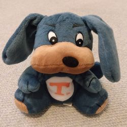 1997 LIMITED EDITION SHONEY'S PLUSH UNIVERSITY OF TENNESSEE TEAM MASCOT SMOKEY BEAN BAG DOG 