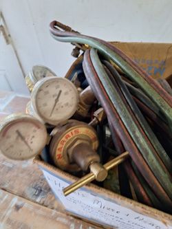 Harris cutting torches with guages