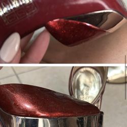 Red Glitter Gucci Sandal