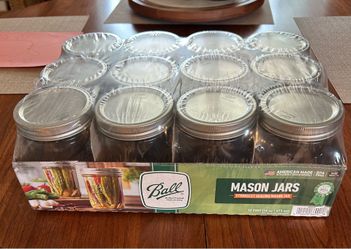 Ball brand canning jars