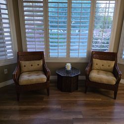Chair and table set $250