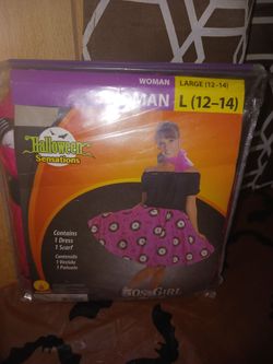 NEW Ladies 50's Girl costume Large $20