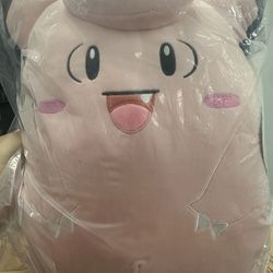 NWT Pokemon Center CLEFAIRY Squishmallows Plush 12”