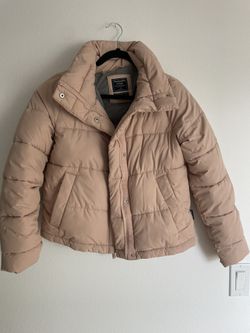 Abercrombie Crop Puffer Coat