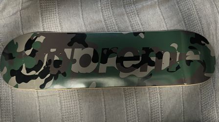 Supreme Camo Logo Skateboard Deck 