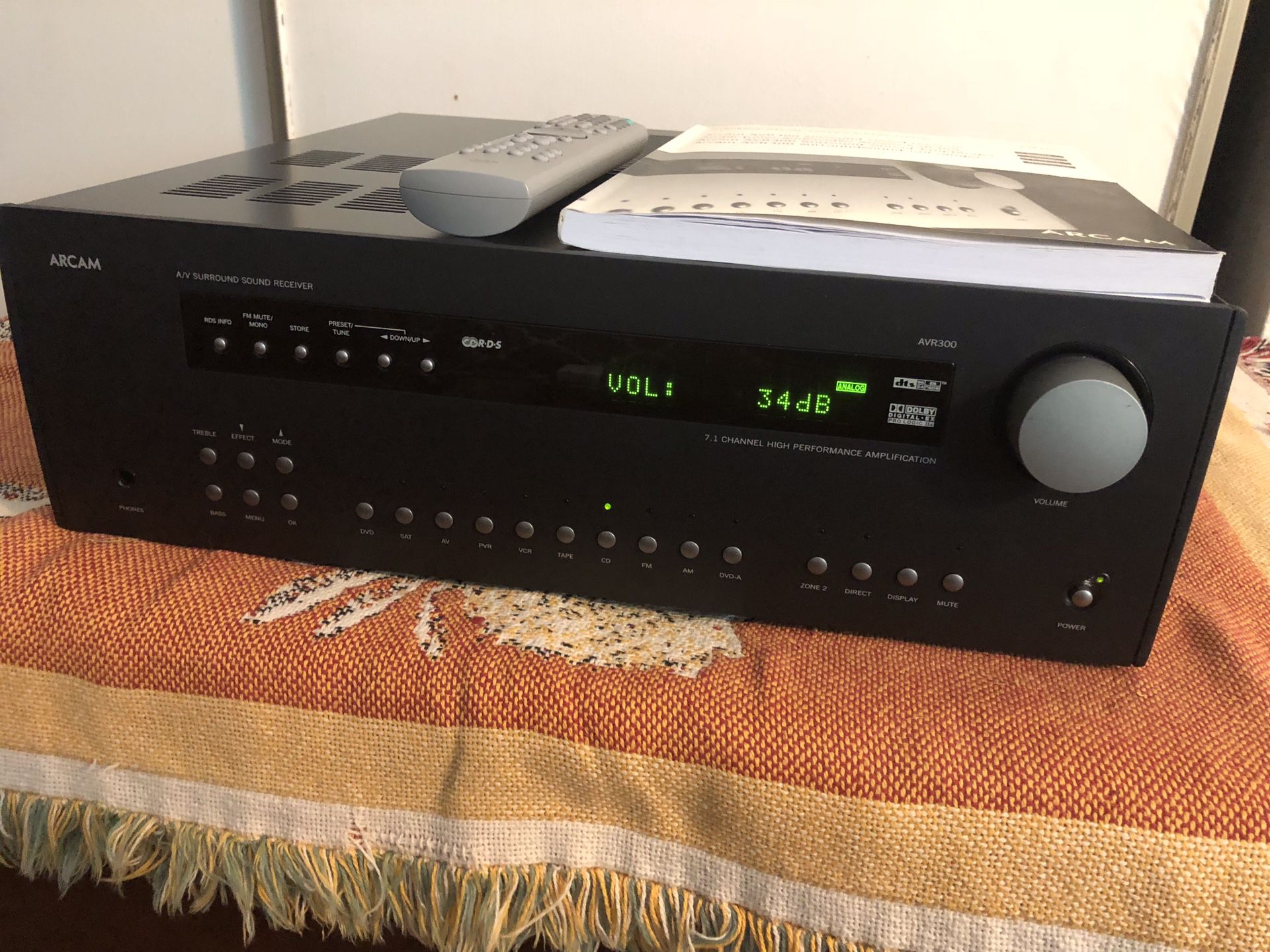 Arcam Audio Video Receiver DiVA AVR300 OBO