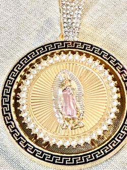 Beautiful Virgin of Guadalupe pendant