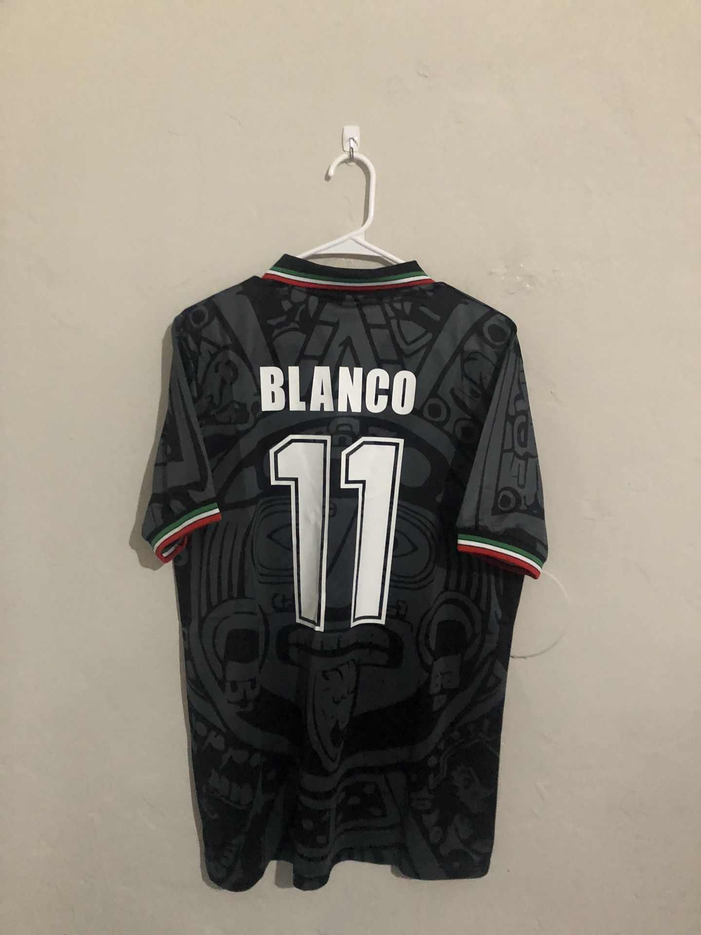 Mexico 1998 3rd Blanco Jersey (medium Large XL)